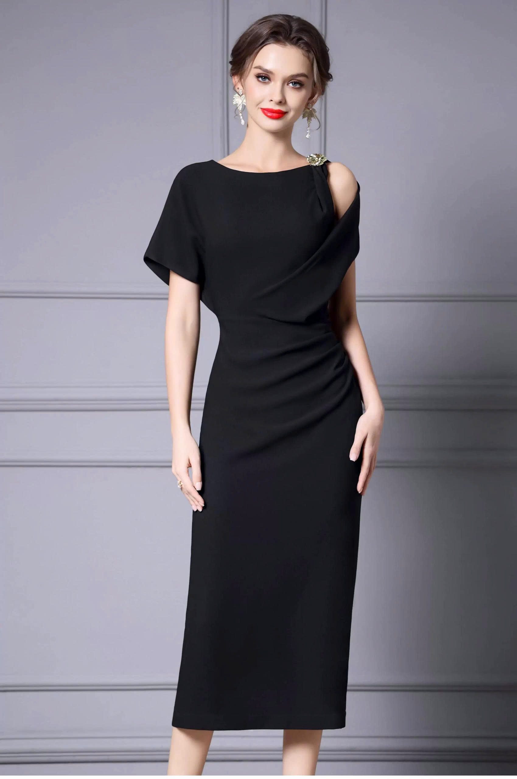 Đầm Ôm Cổ Lệch Tinh Tế - DK9150 - Ảnh 6