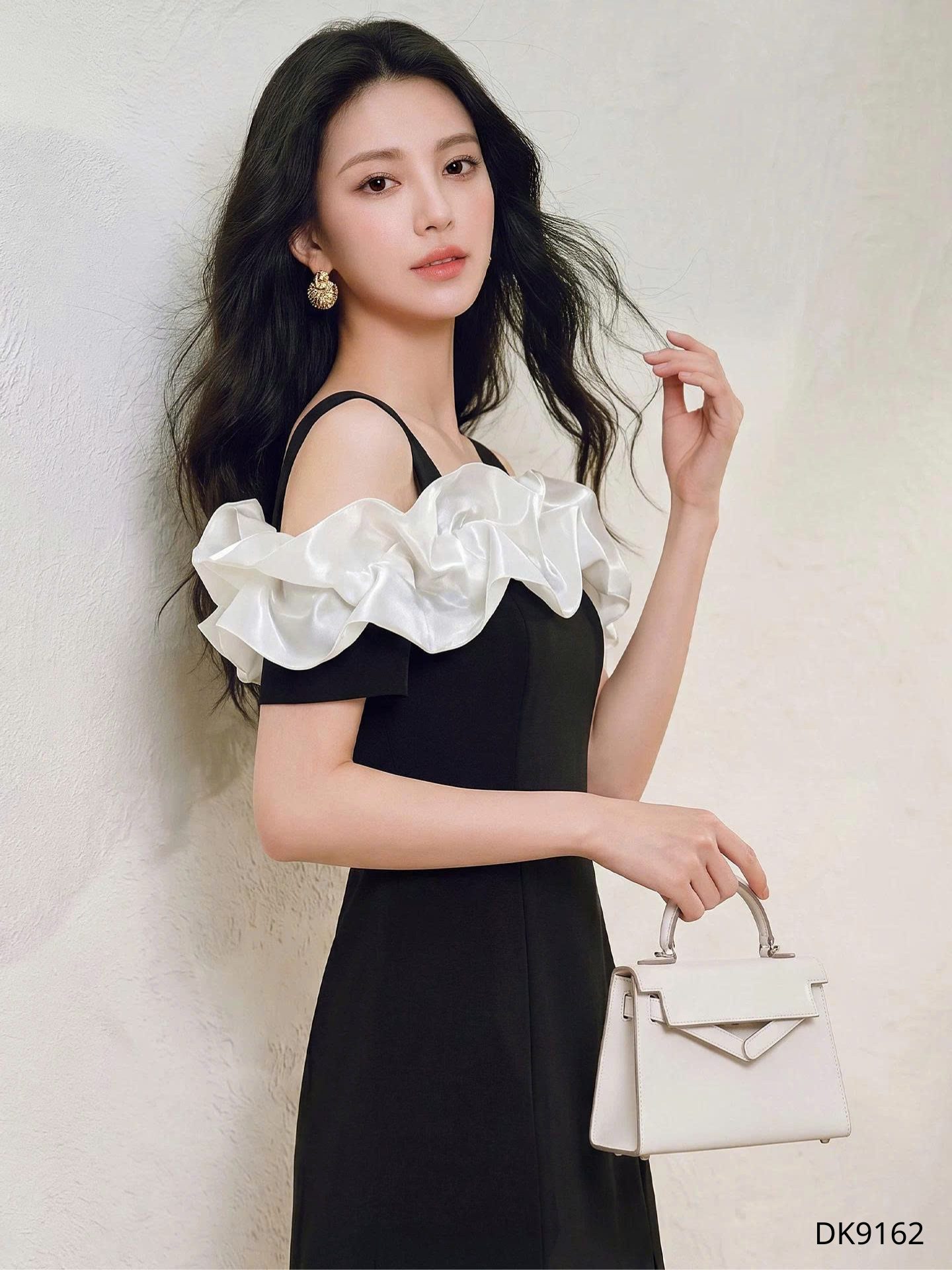 Đầm Bèo Vai Nữ Tính - DK9162 - Ảnh 4