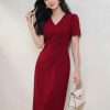 Đầm Cổ V Thanh Lịch - DK9163