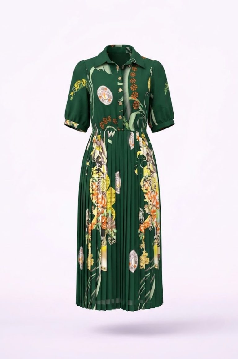 Đầm Maxi Vintage Hai Lớp Limited VH204