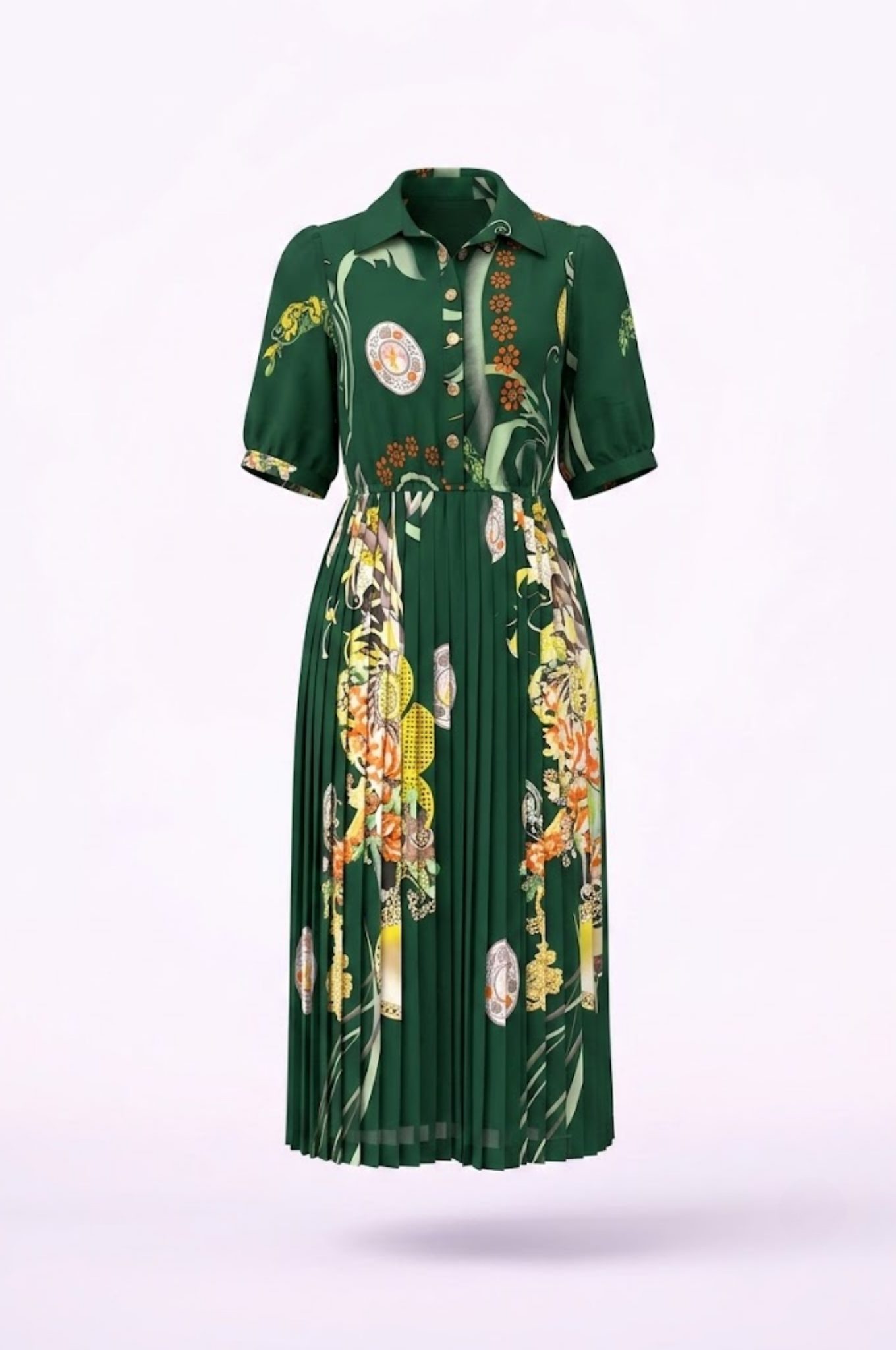 Đầm Maxi Vintage Hai Lớp Limited VH204