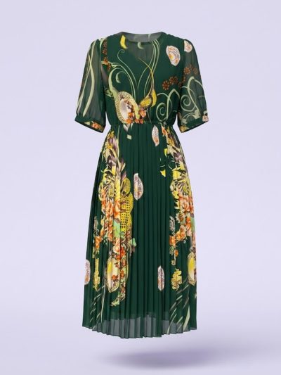 Đầm Maxi Vintage Hai Lớp Limited VH173