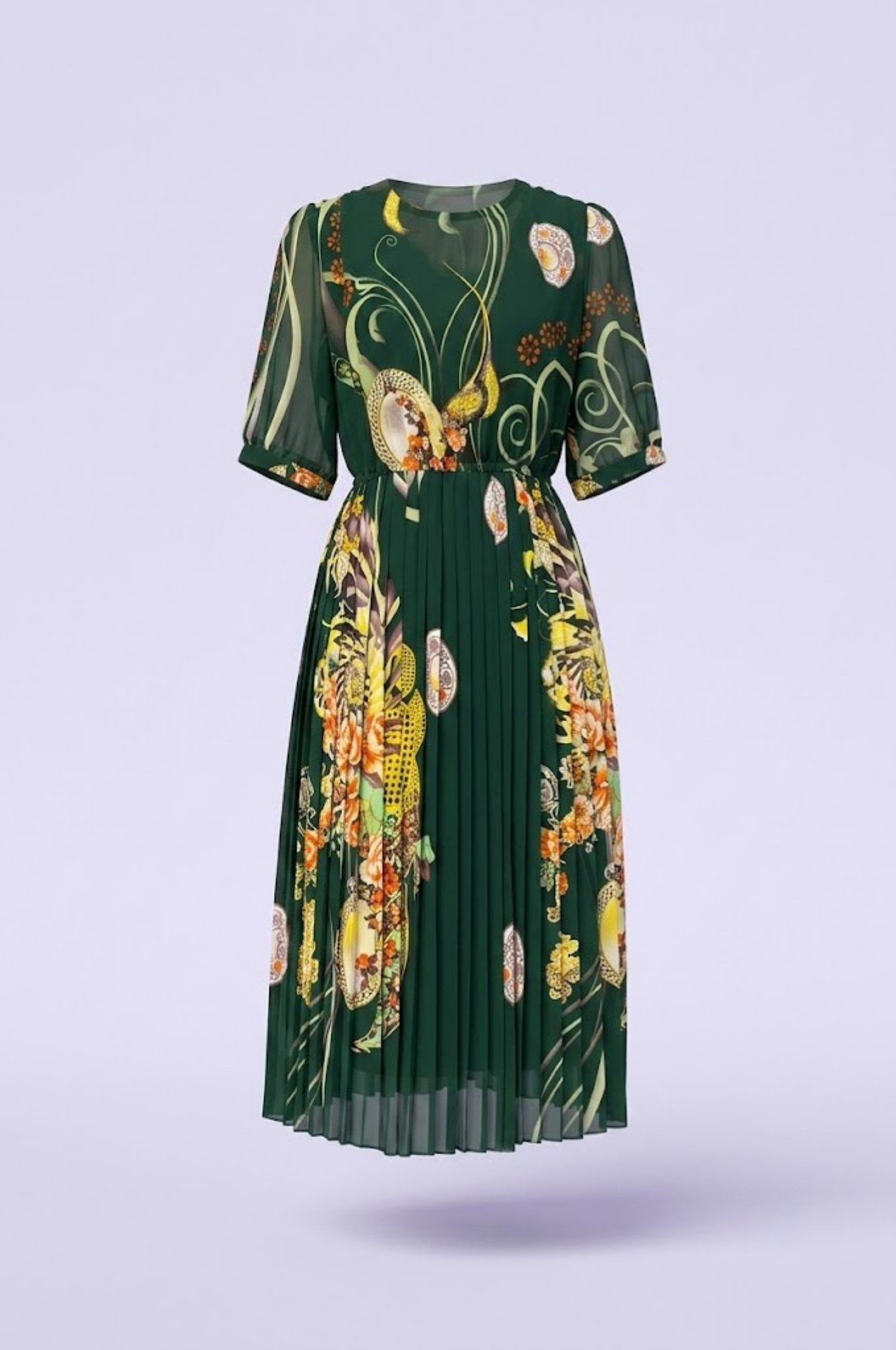 Đầm Maxi Vintage Hai Lớp Limited VH173