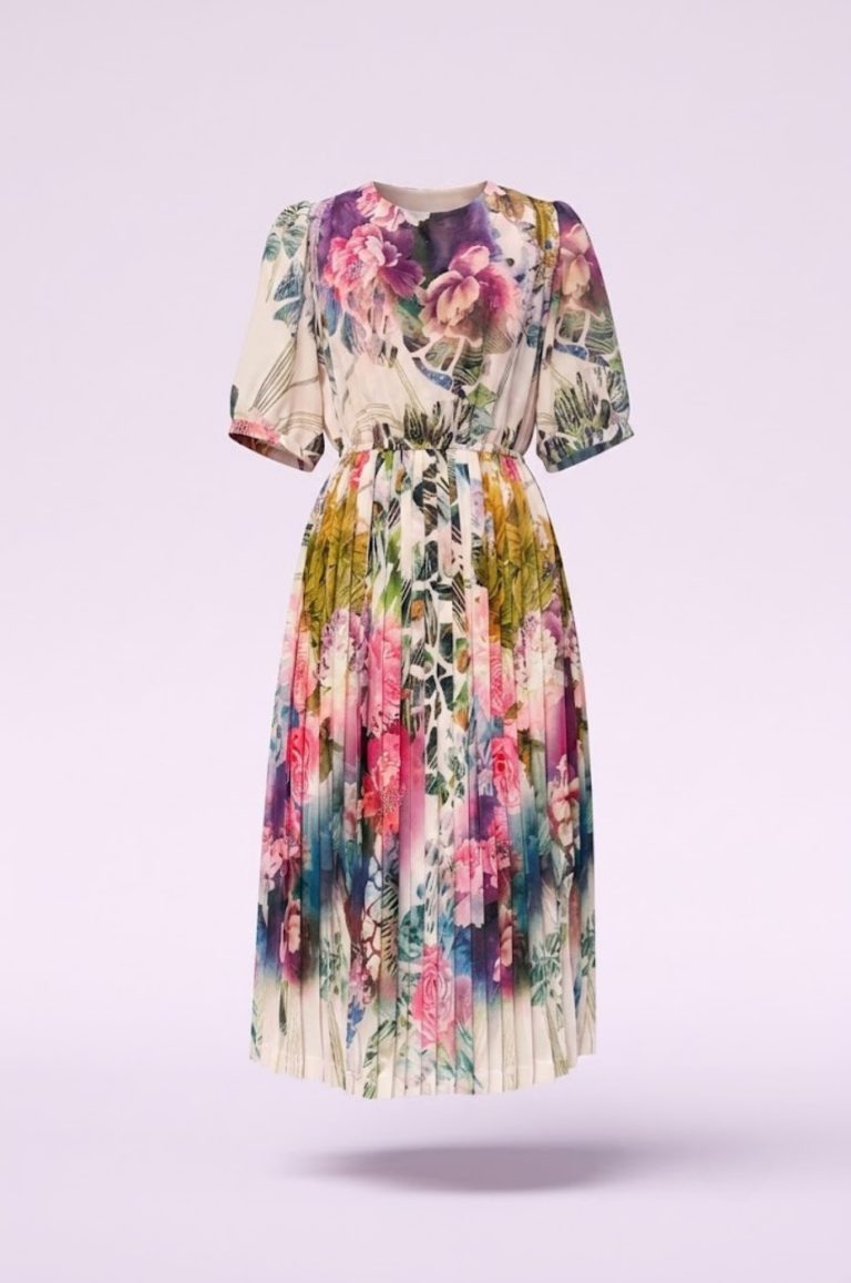 Đầm Maxi Vintage Hai Lớp Limited VH179