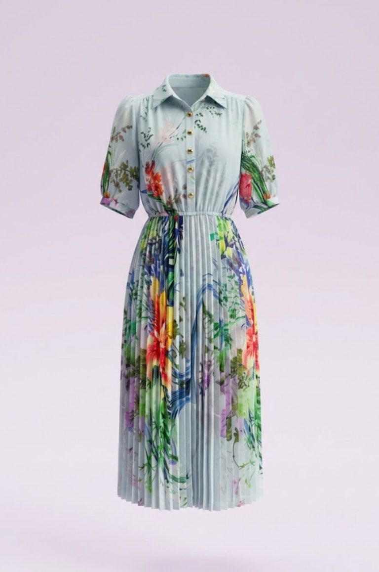 Đầm Maxi Vintage Hai Lớp Limited VH198