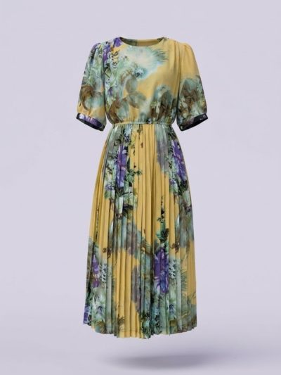 Đầm Maxi Vintage Hai Lớp Limited VH188