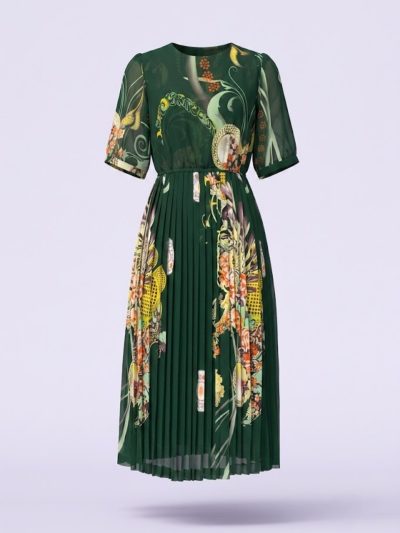 Đầm Maxi Vintage Hai Lớp Limited VH171