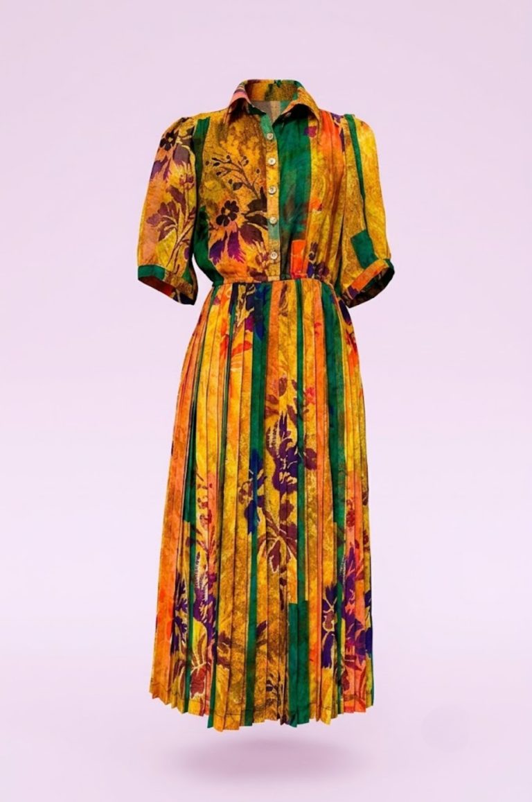 Đầm Maxi Vintage Hai Lớp Limited VH206