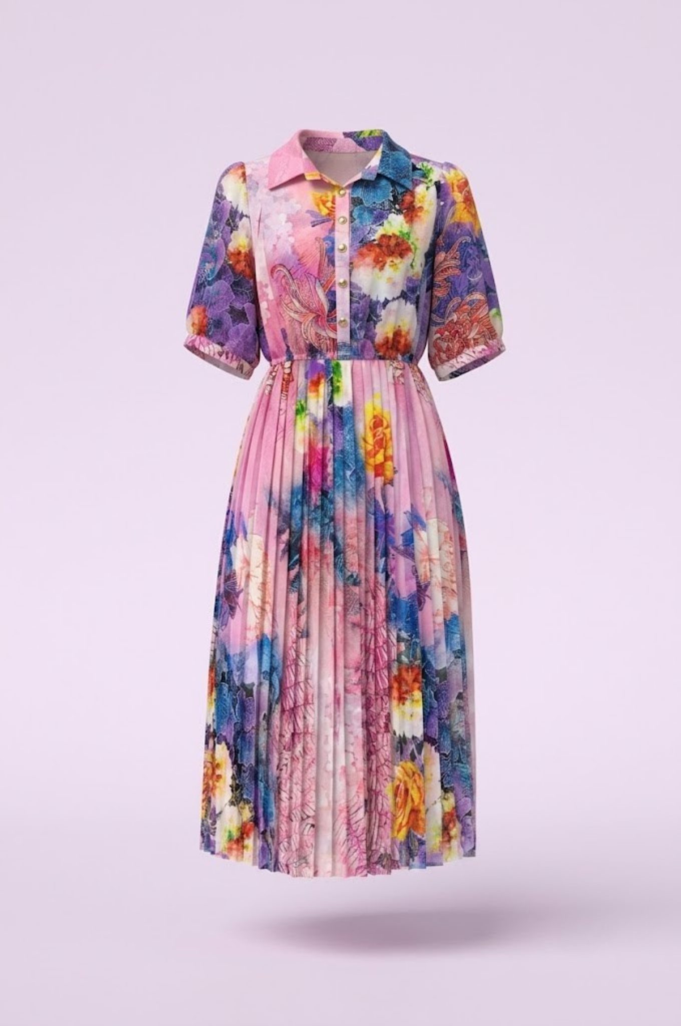 Đầm Maxi Vintage Hai Lớp Limited VH181