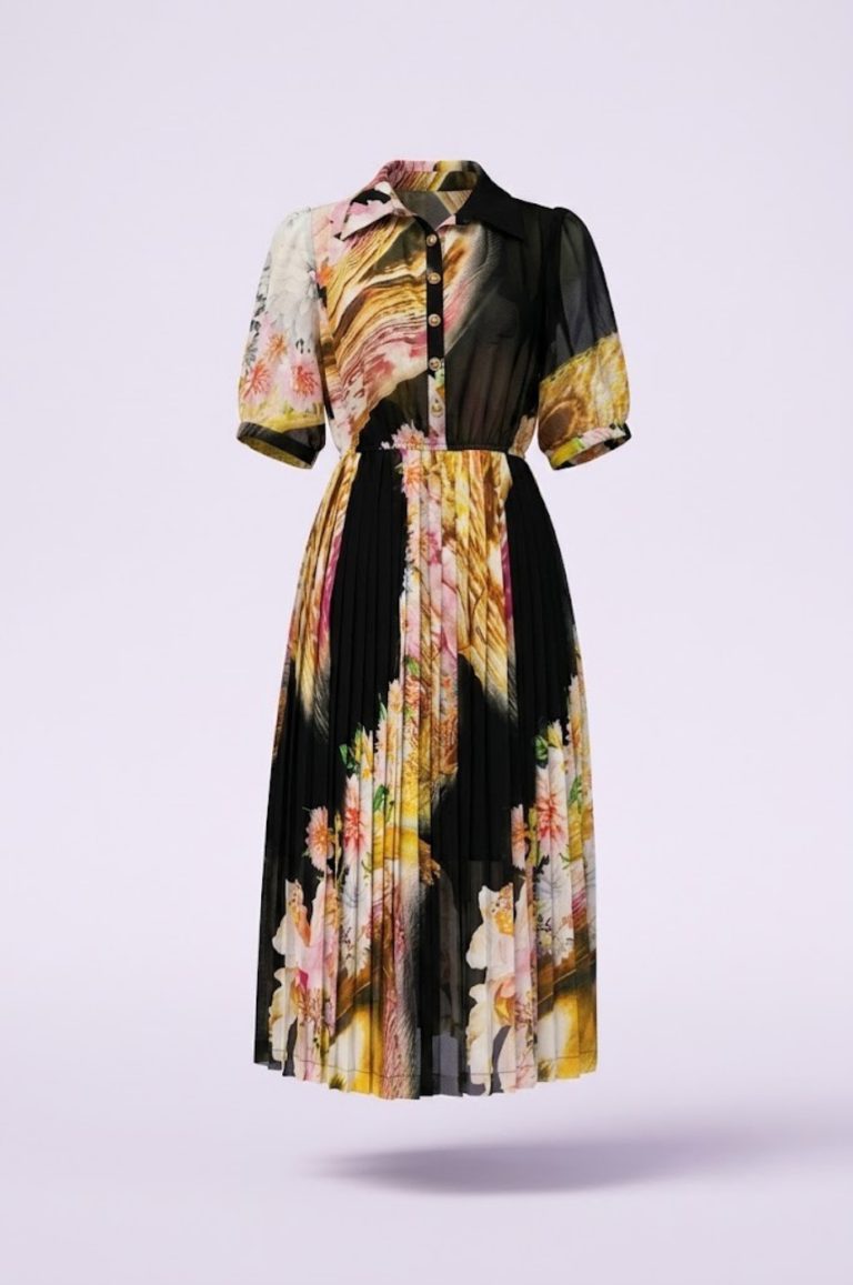 Đầm Maxi Vintage Hai Lớp Limited VH182
