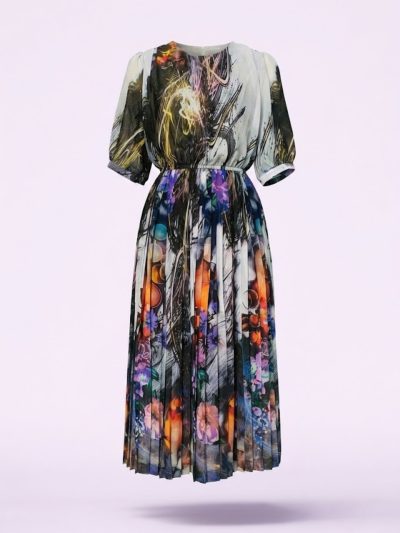 Đầm Maxi Vintage Hai Lớp Limited VH176