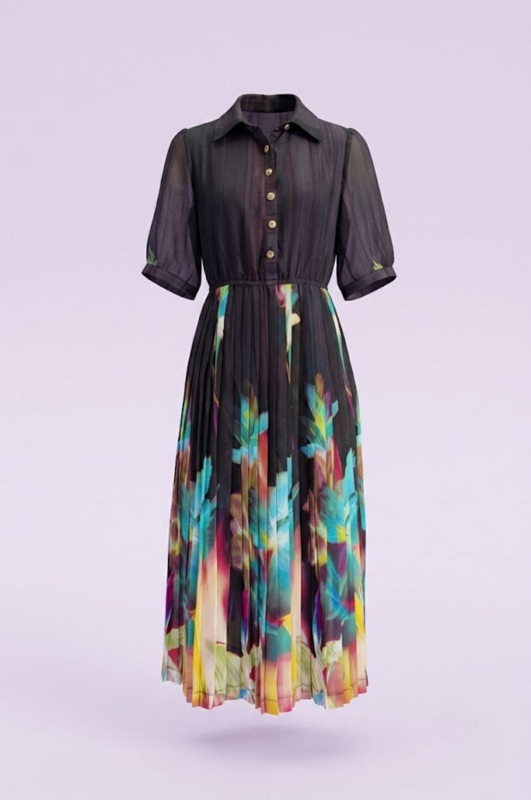 Đầm Maxi Vintage Hai Lớp Limited VH208