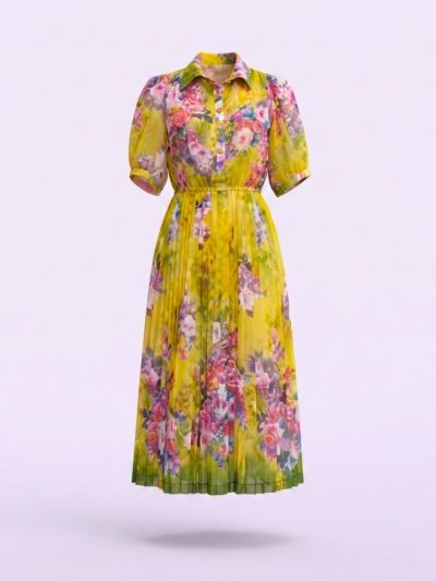 Đầm Maxi Vintage Hai Lớp Limited VH222