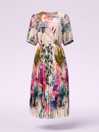 Đầm Maxi Vintage Hai Lớp Limited VH177