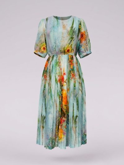 Đầm Maxi Vintage Hai Lớp Limited VH202