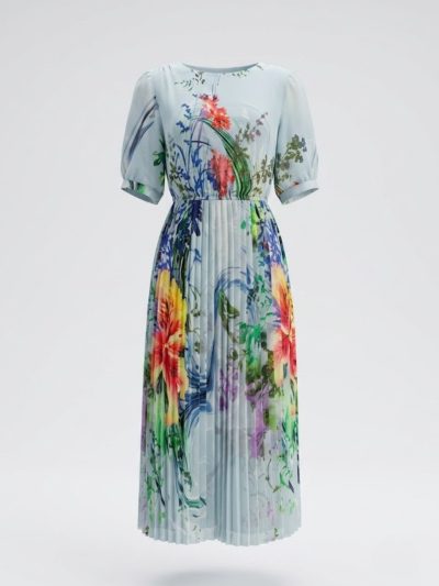 Đầm Maxi Vintage Hai Lớp Limited VH184