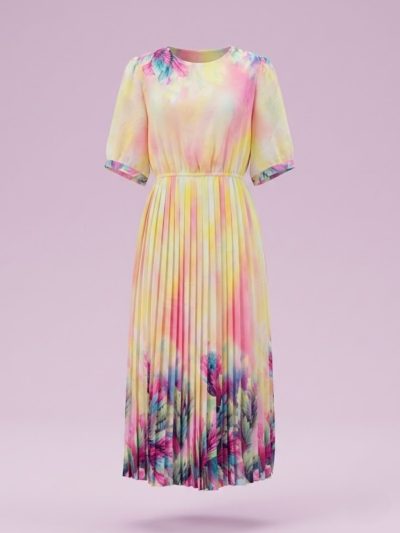 Đầm Maxi Vintage Hai Lớp Limited VH192