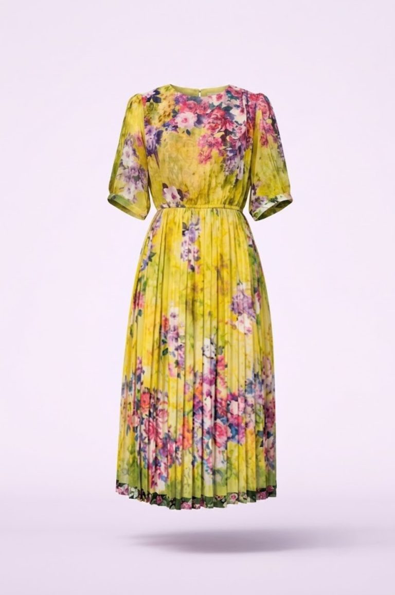 Đầm Maxi Vintage Hai Lớp Limited VH178