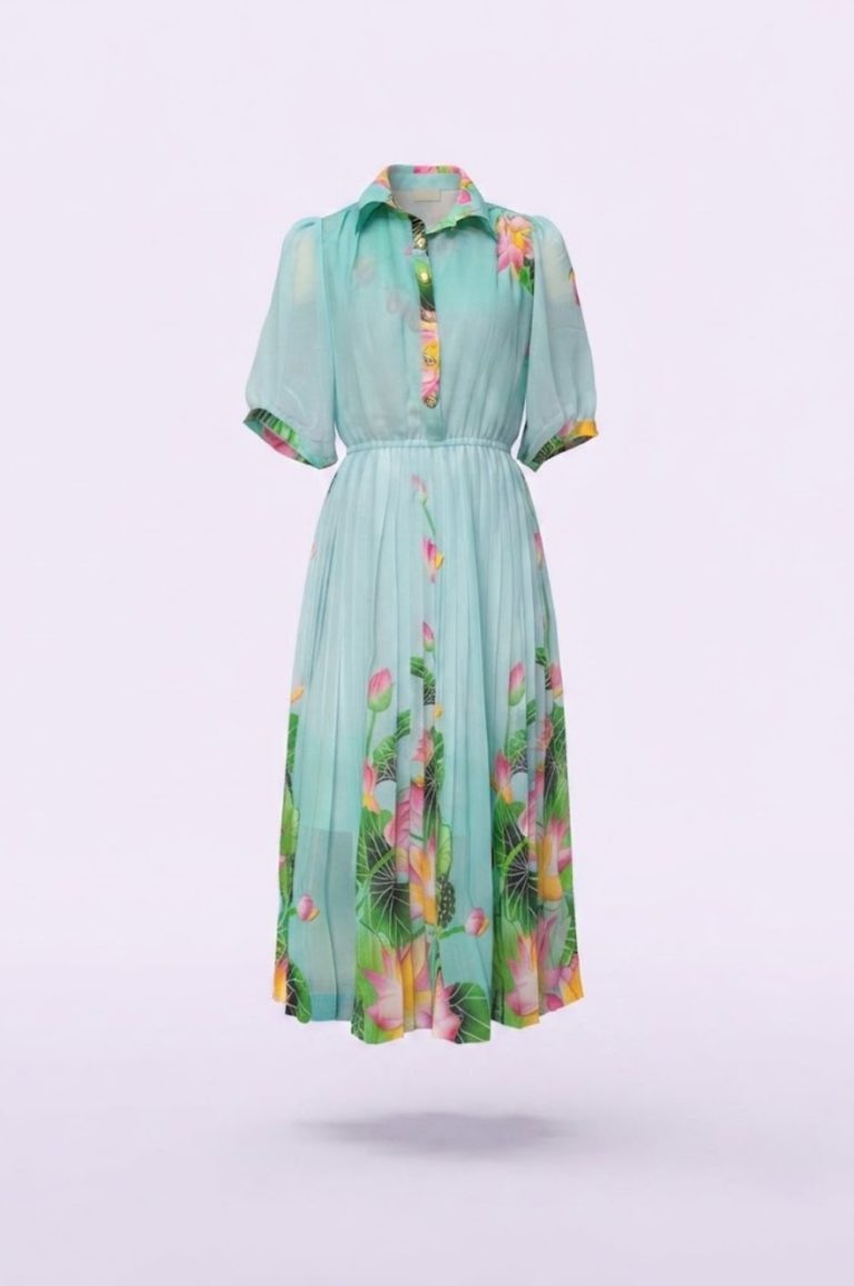 Đầm Maxi Vintage Hai Lớp Limited VH224