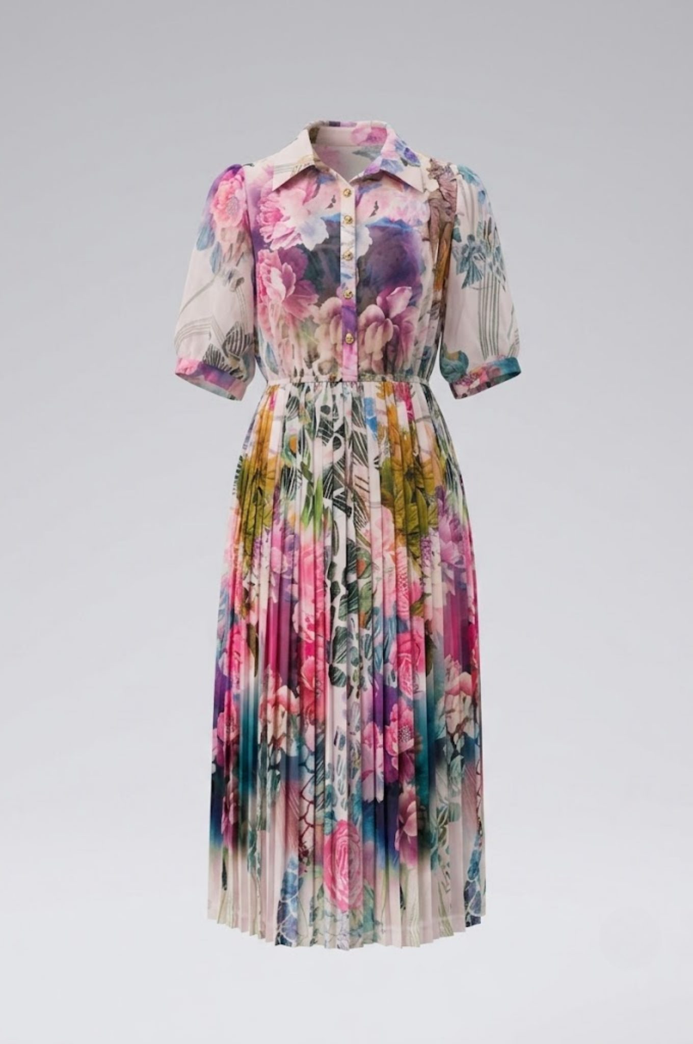 Đầm Maxi Vintage Hai Lớp Limited VH203