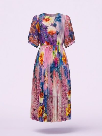 Đầm Maxi Vintage Hai Lớp Limited VH185