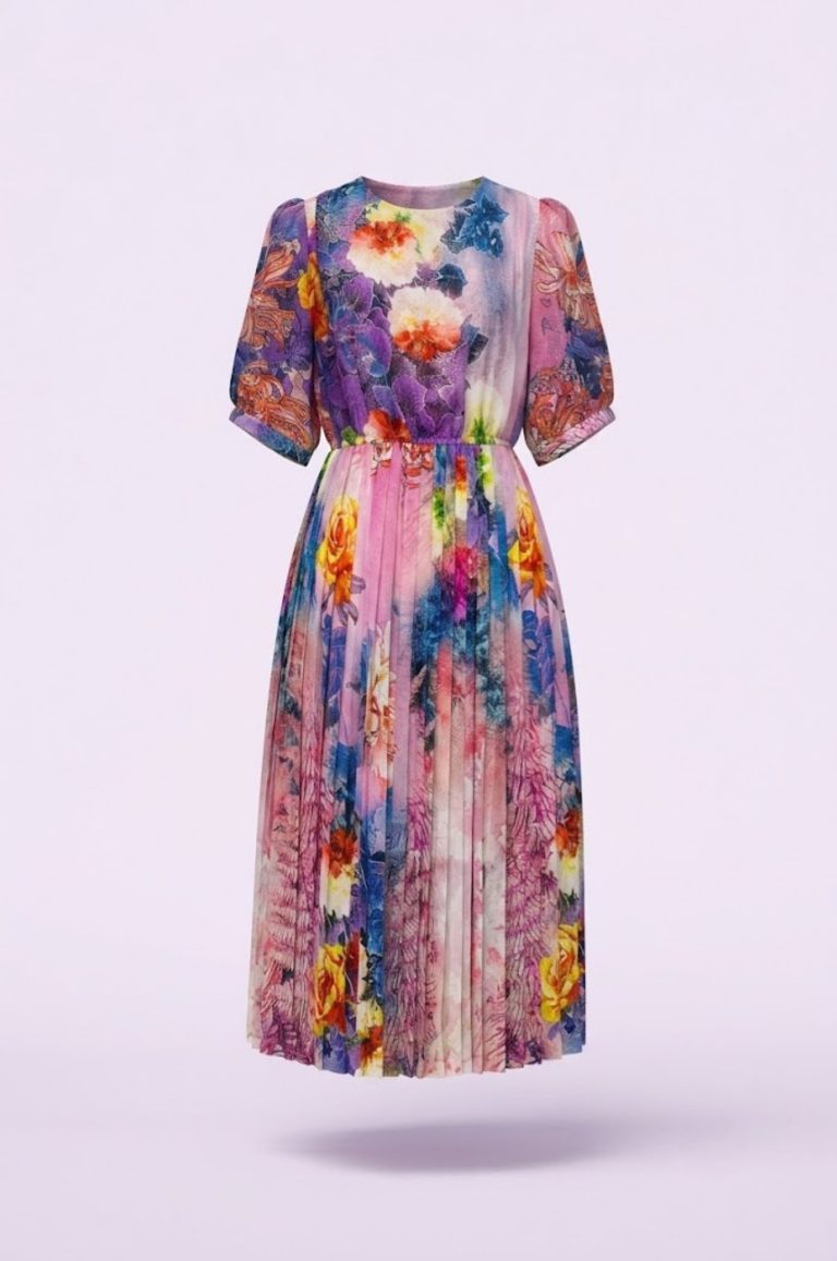Đầm Maxi Vintage Hai Lớp Limited VH185
