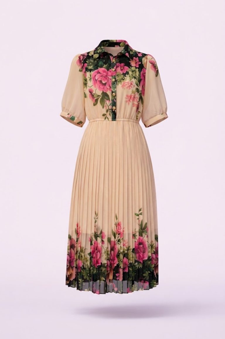 Đầm Maxi Vintage Hai Lớp Limited VH211