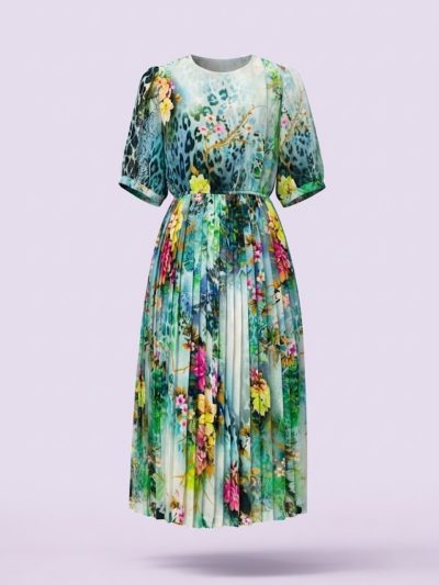 Đầm Maxi Vintage Hai Lớp Limited VH186