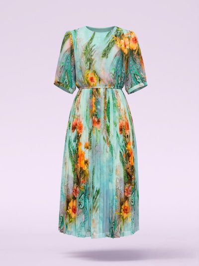 Đầm Maxi Vintage Hai Lớp Limited VH163