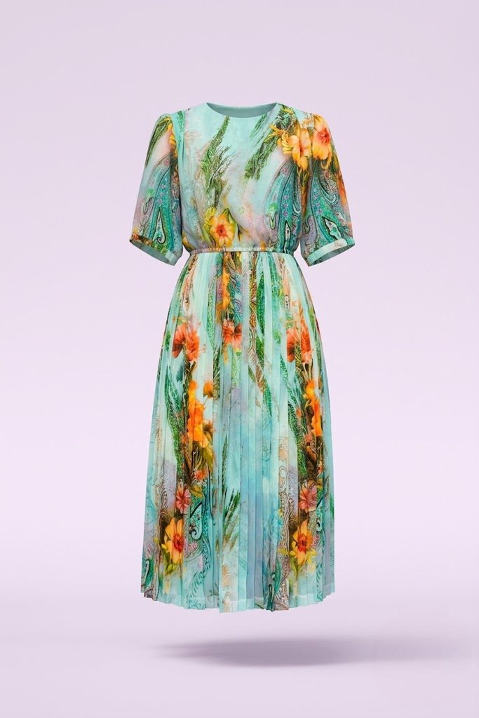 Đầm Maxi Vintage Hai Lớp Limited VH163