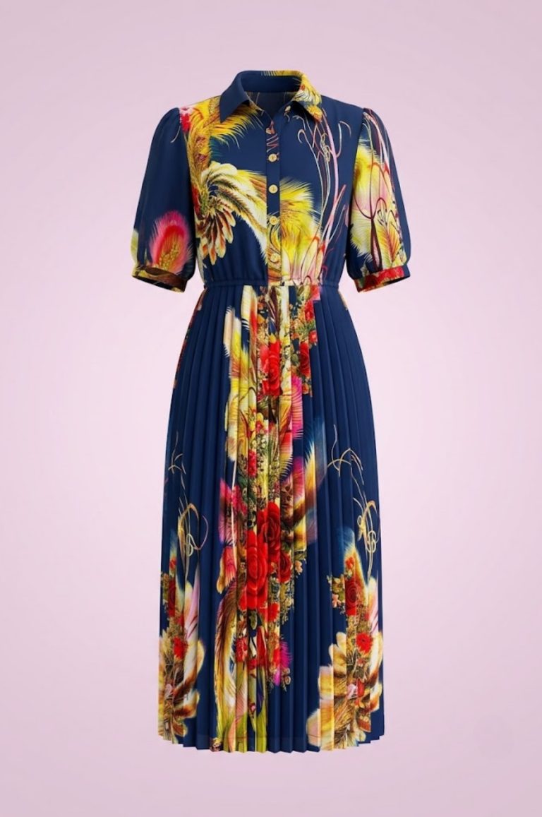 Đầm Maxi Vintage Hai Lớp Limited VH212
