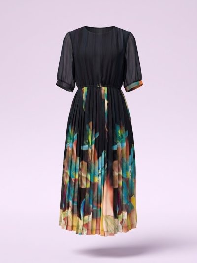 Đầm Maxi Vintage Hai Lớp Limited VH159
