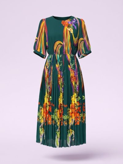 Đầm Maxi Vintage Hai Lớp Limited VH166