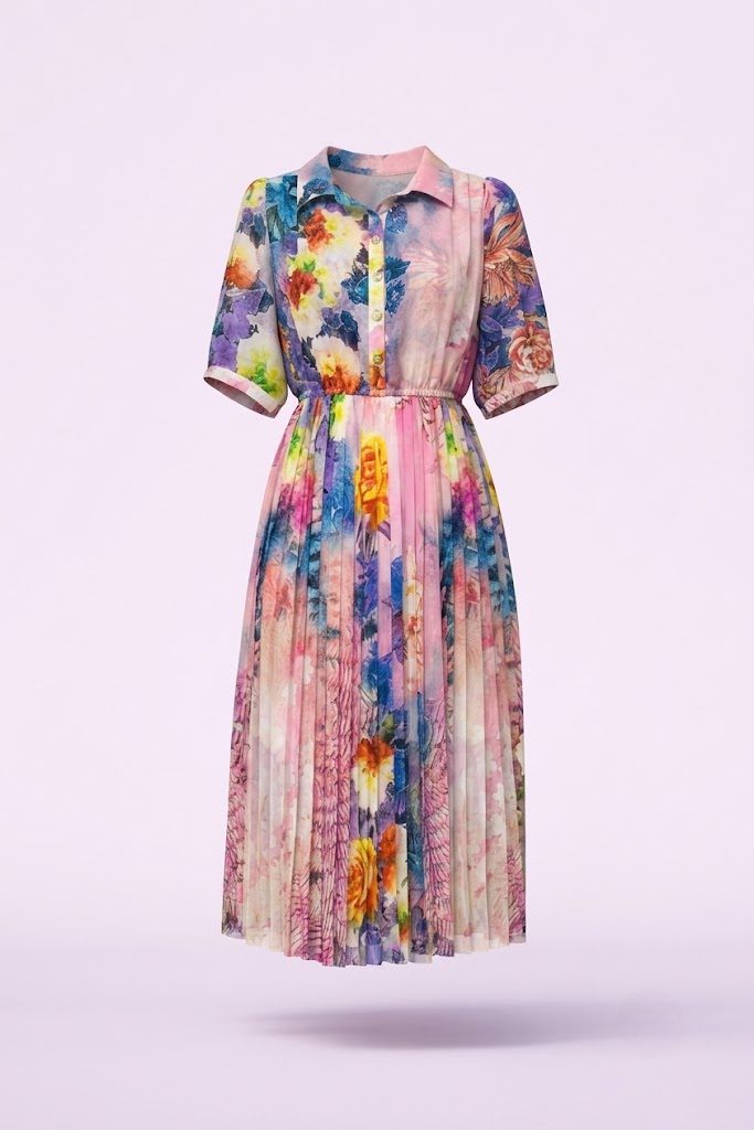 Đầm Maxi Vintage Hai Lớp Limited VH167