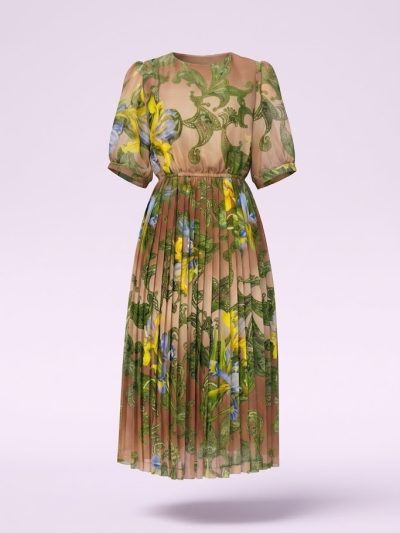 Đầm Maxi Vintage Hai Lớp Limited VH162