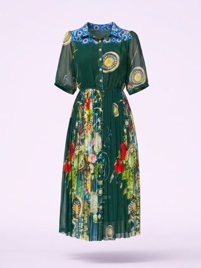 Đầm Maxi Vintage Hai Lớp Limited VH168