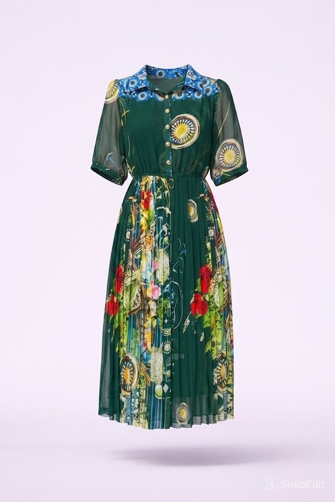 Đầm Maxi Vintage Hai Lớp Limited VH168
