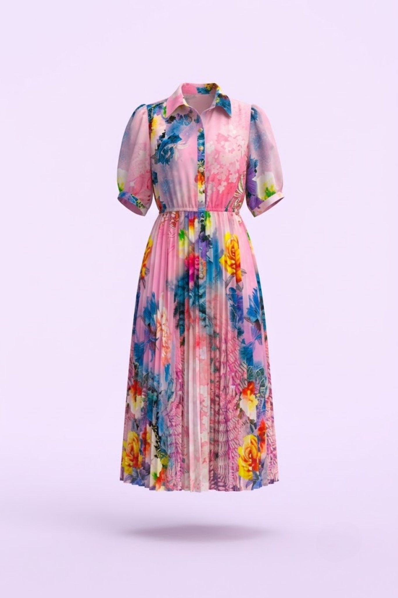Đầm Maxi Vintage Hai Lớp Limited VH51