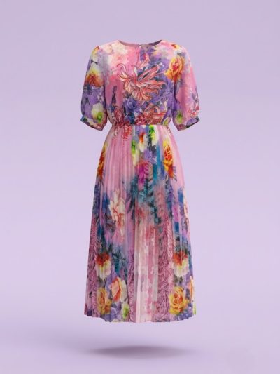 Đầm Maxi Vintage Hai Lớp Limited VH40
