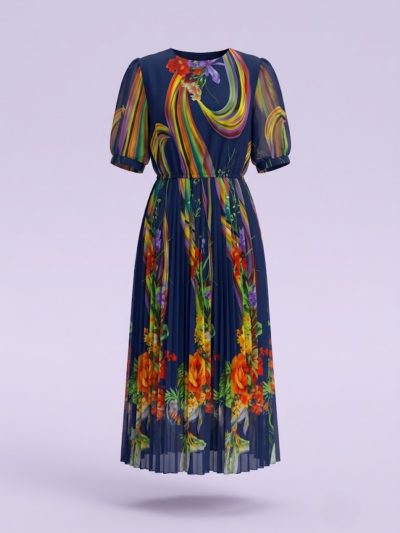 Đầm Maxi Vintage Hai Lớp Limited VH45