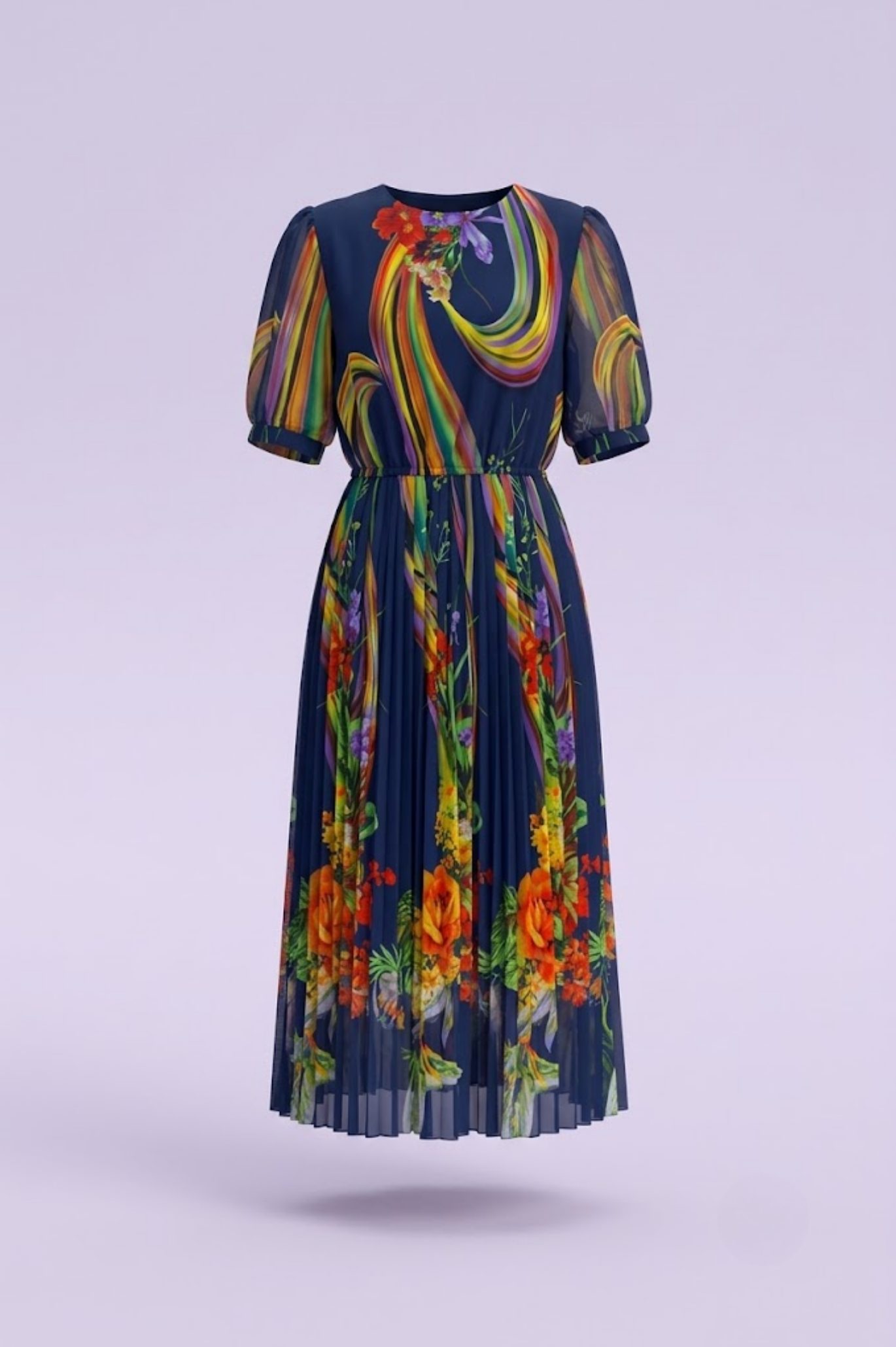 Đầm Maxi Vintage Hai Lớp Limited VH45