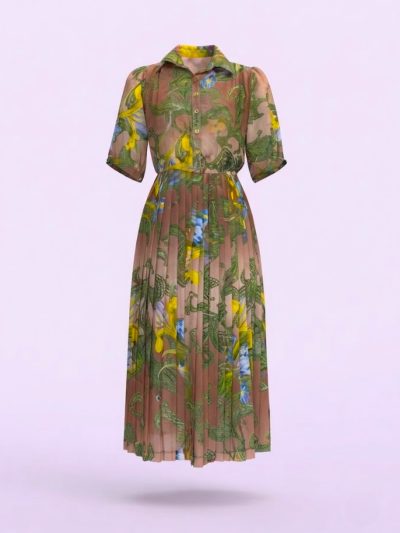 Đầm Maxi Vintage Hai Lớp Limited VH142