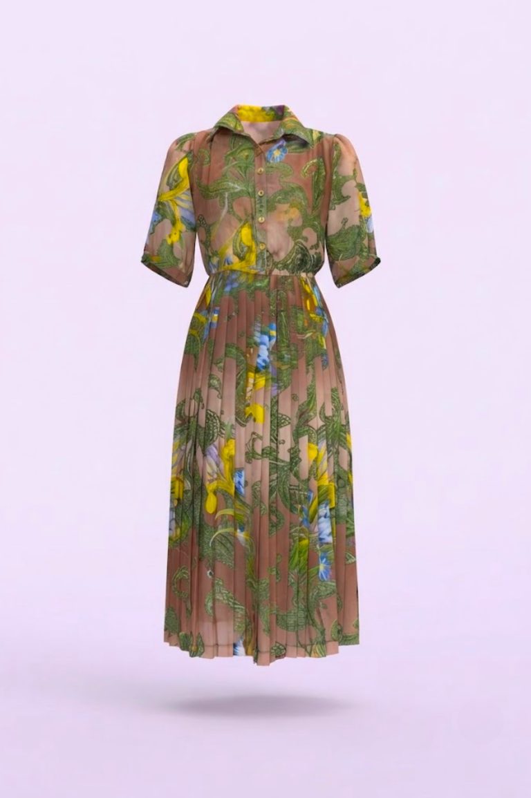 Đầm Maxi Vintage Hai Lớp Limited VH142