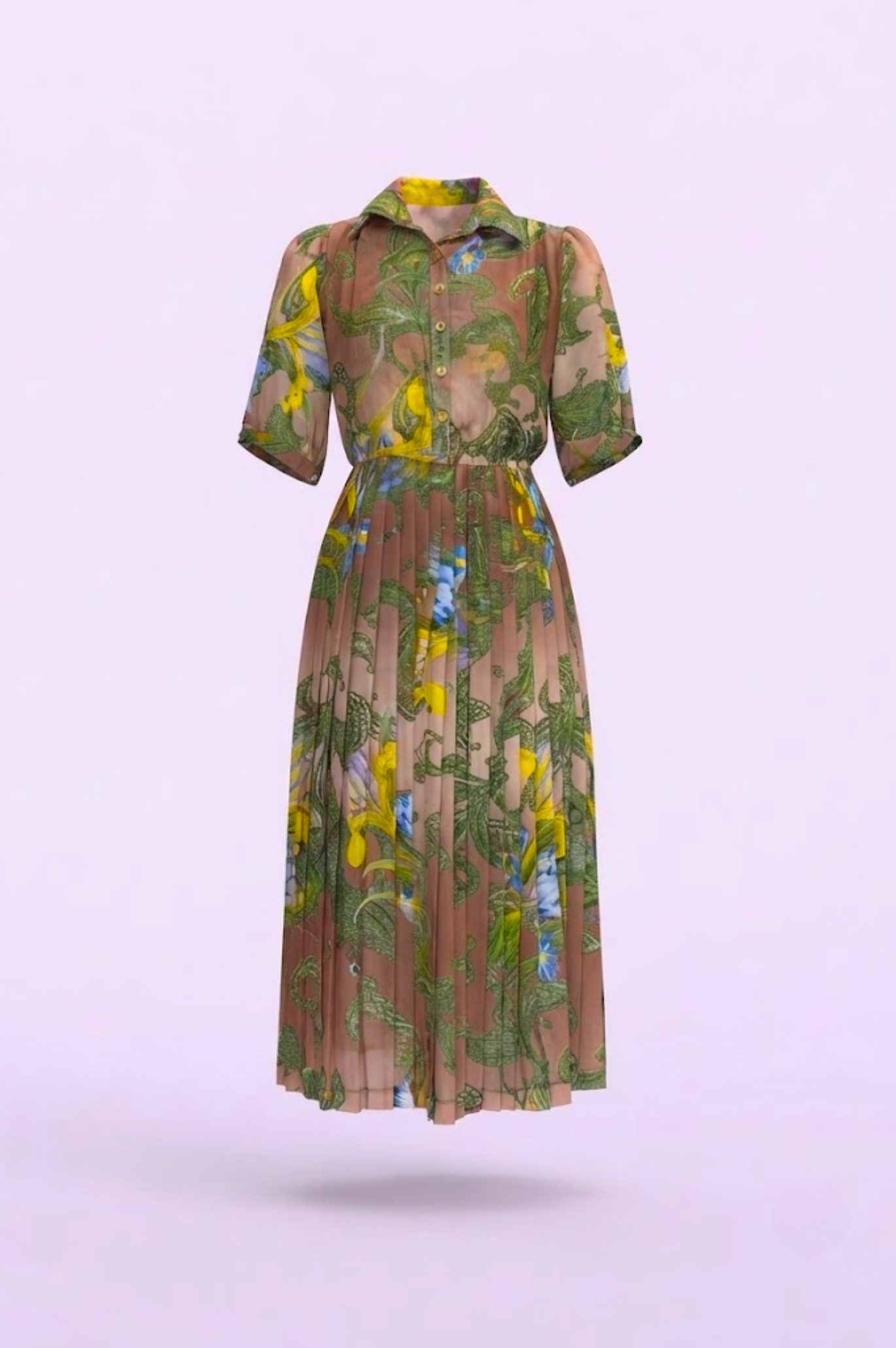 Đầm Maxi Vintage Hai Lớp Limited VH142