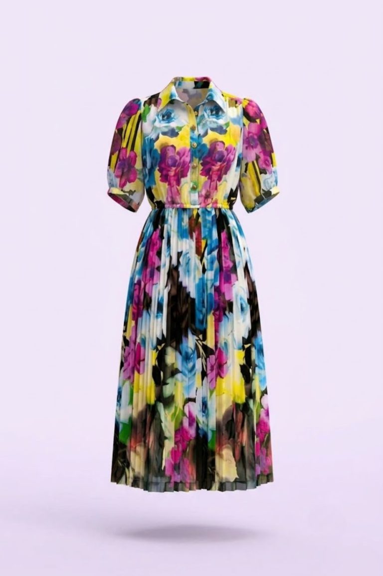 Đầm Maxi Vintage Hai Lớp Limited VH52
