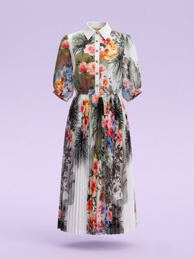 Đầm Maxi Vintage Hai Lớp Limited VH37