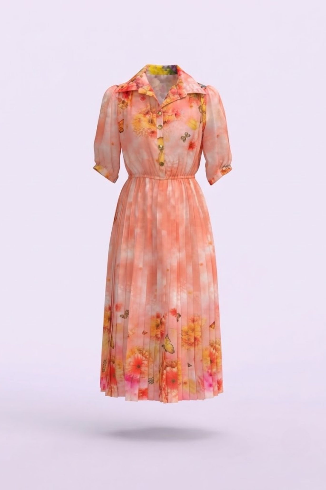 Đầm Maxi Vintage Hai Lớp Limited VH05