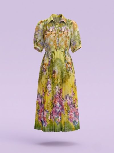 Đầm Maxi Vintage Hai Lớp Limited VH46