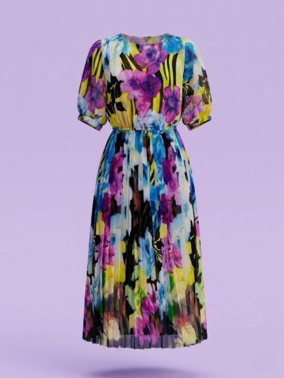 Đầm Maxi Vintage Hai Lớp Limited VH36