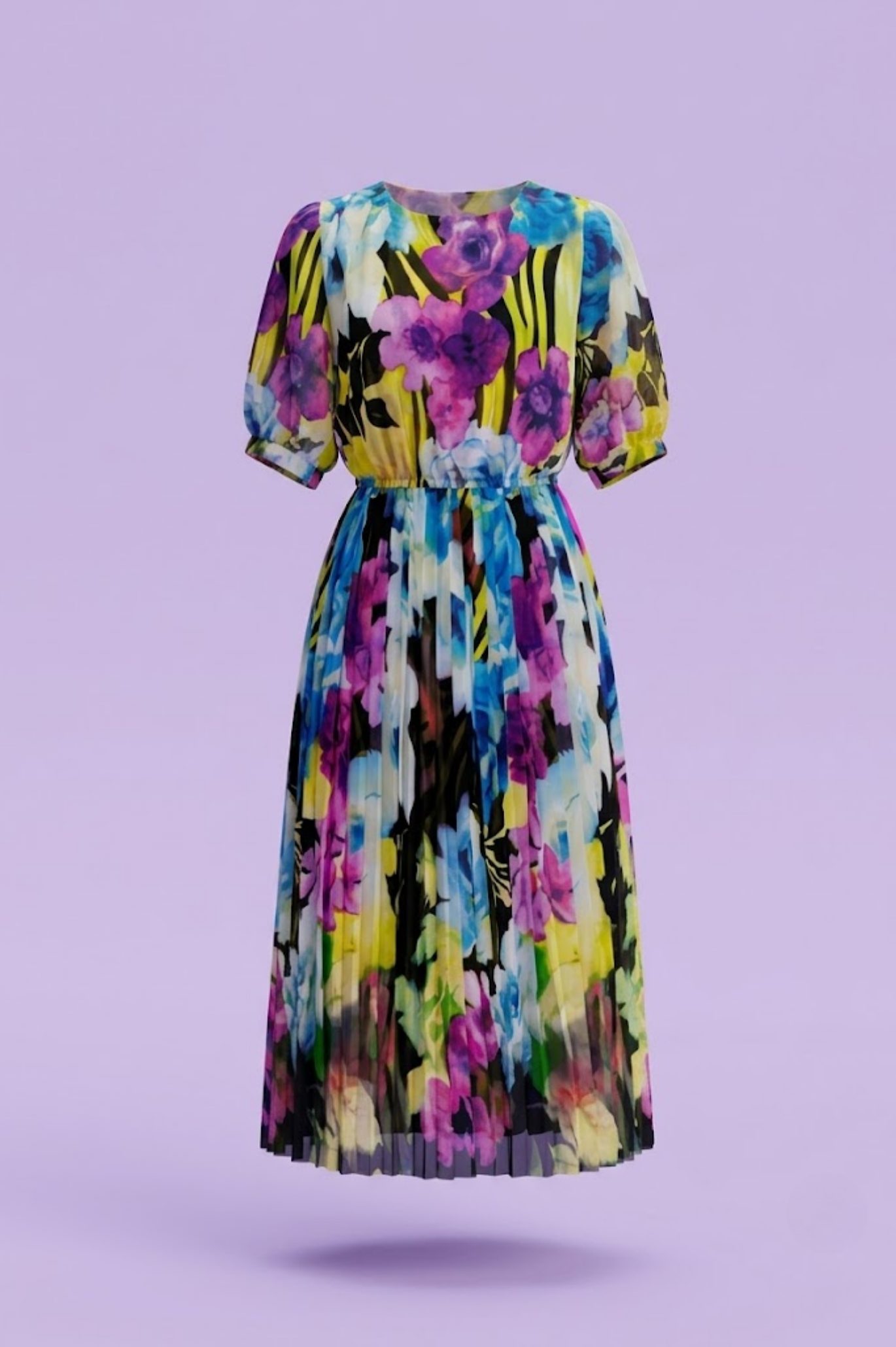 Đầm Maxi Vintage Hai Lớp Limited VH36